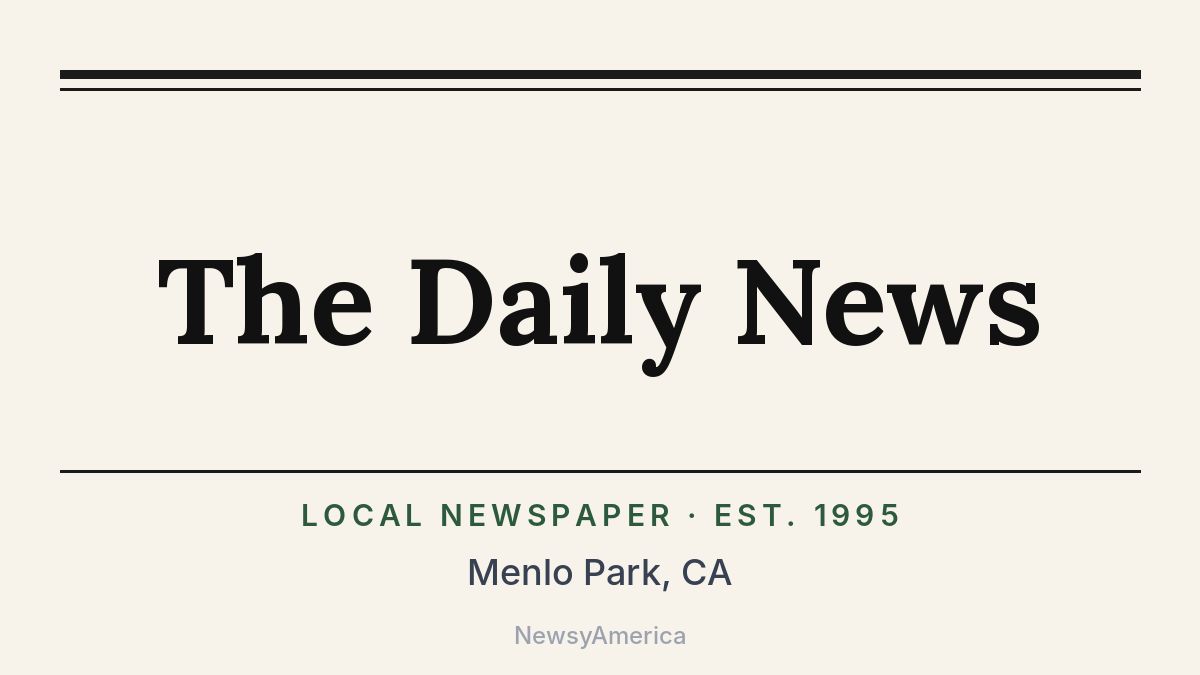 The Daily News – Menlo Park, CA