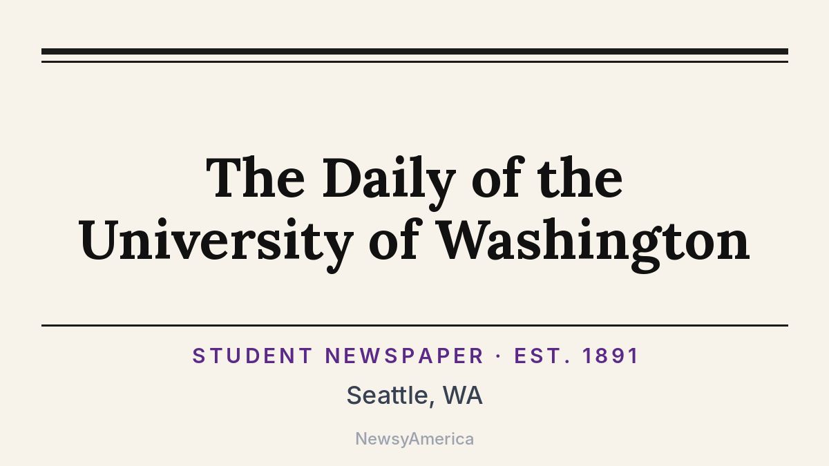 The Daily of the University of Washington – Seattle, WA
