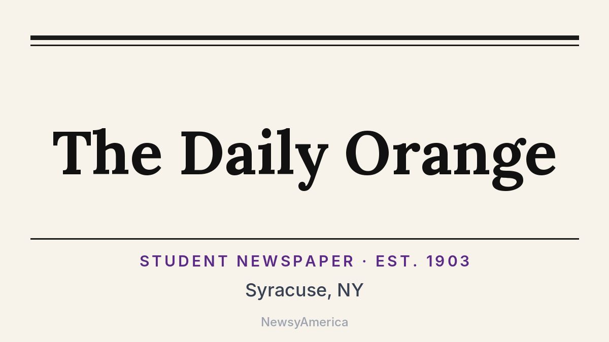 The Daily Orange – Syracuse, NY
