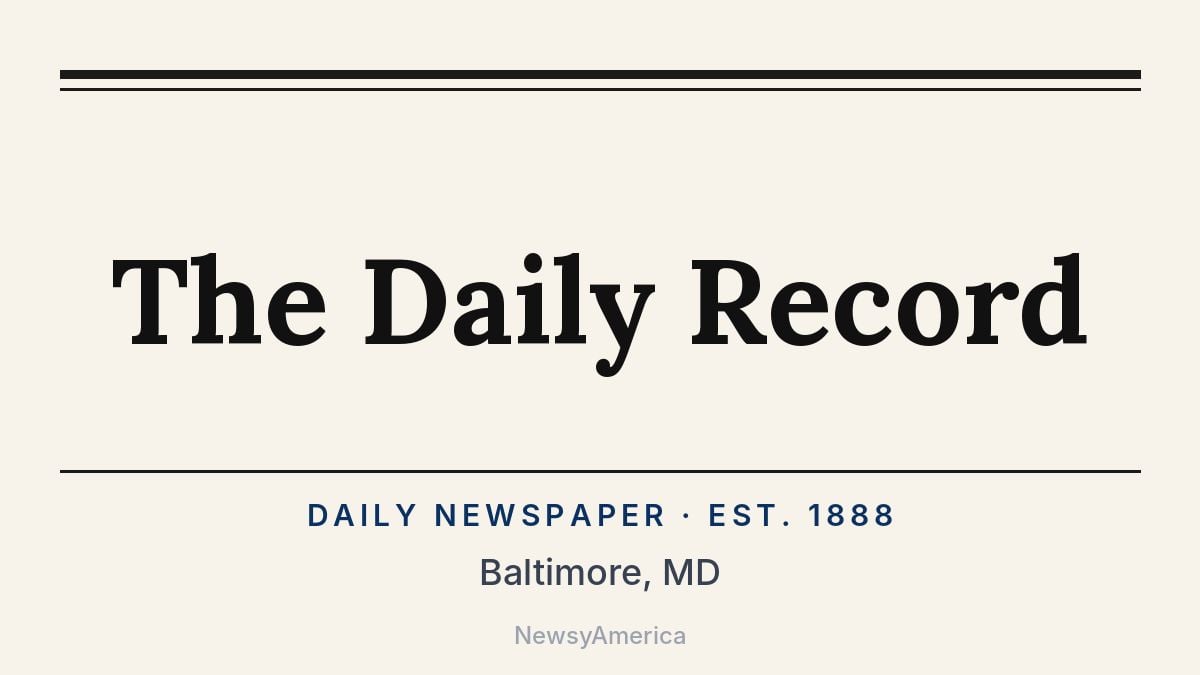 The Daily Record – Baltimore, MD