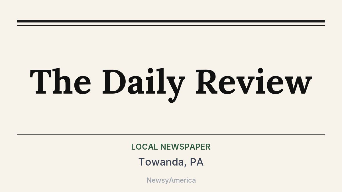 The Daily Review – Towanda, PA