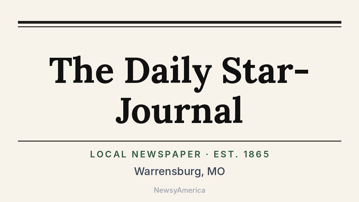 The Daily Star-Journal – Warrensburg, MO