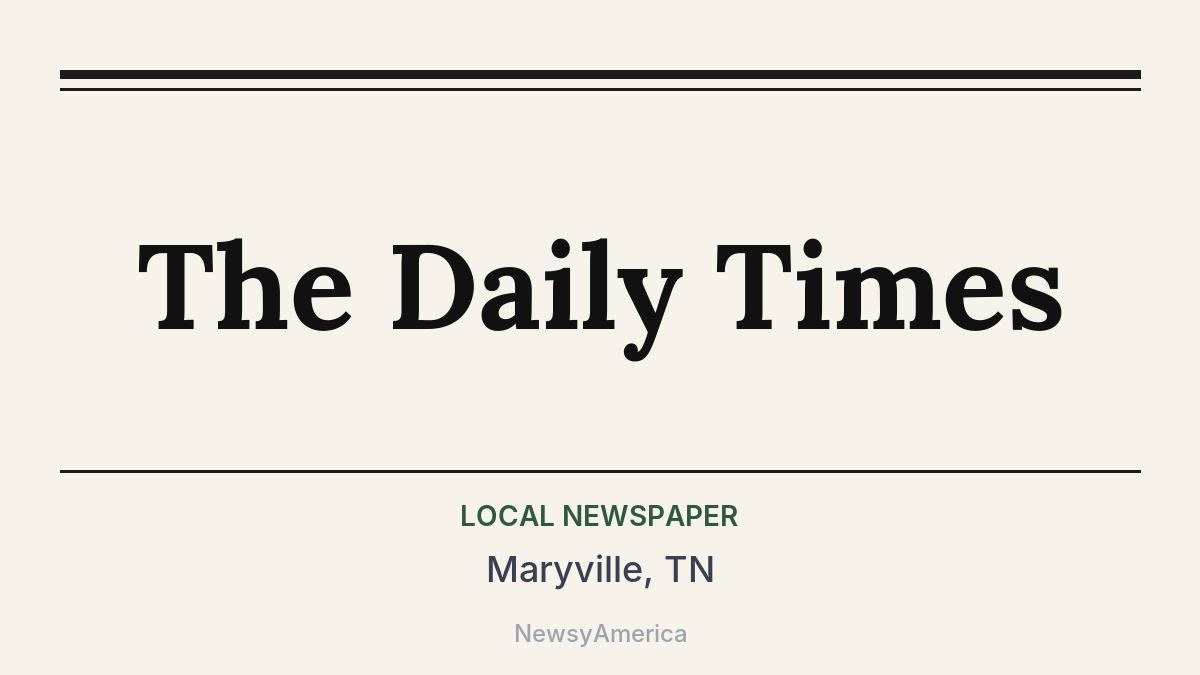 The Daily Times – Maryville, TN