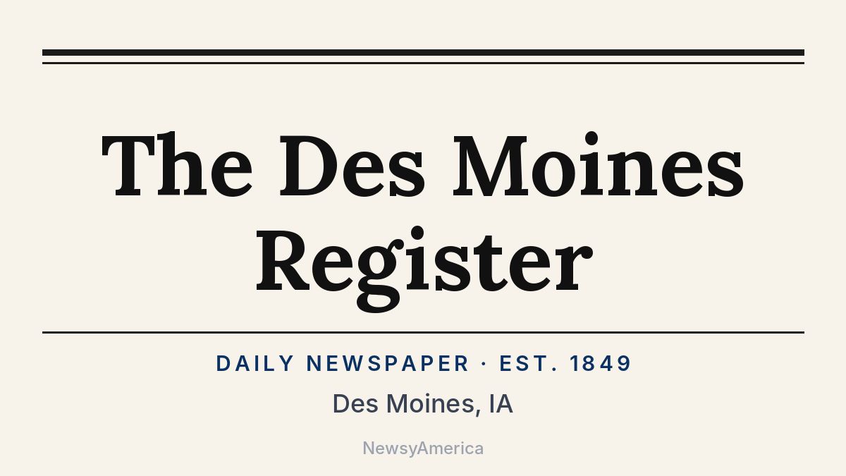 The Des Moines Register – Iowa