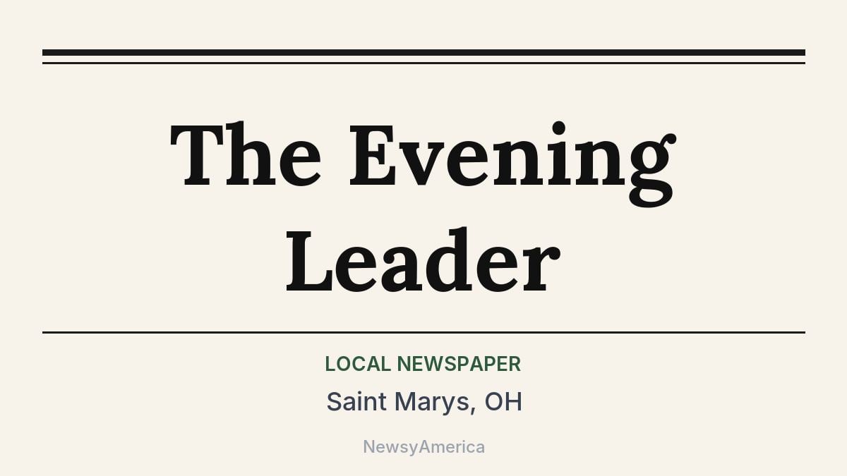The Evening Leader – Saint Marys, OH