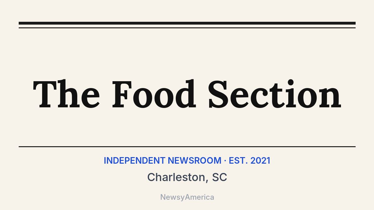 The Food Section – Charleston, SC