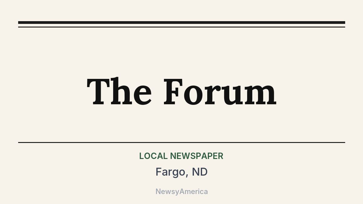 The Forum – Fargo, ND