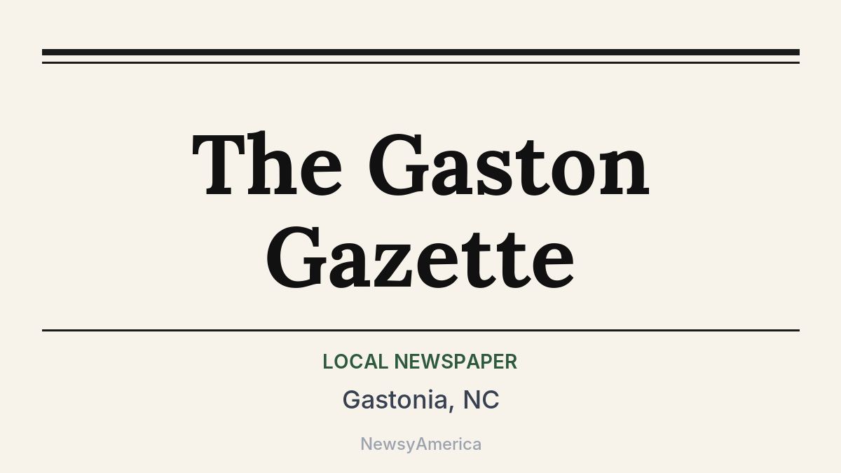 The Gaston Gazette – Gastonia, NC