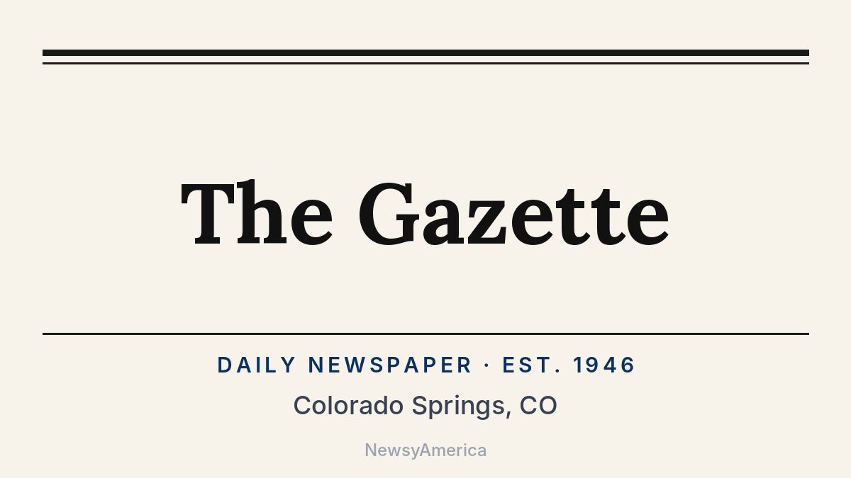 The Gazette – Colorado Springs, CO