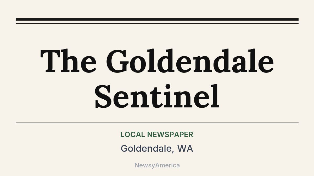 The Goldendale Sentinel – Goldendale, WA