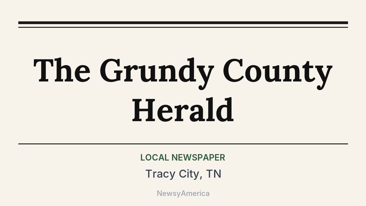 The Grundy County Herald – Tracy City, TN