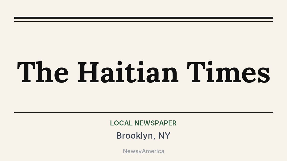 The Haitian Times – Brooklyn, NY