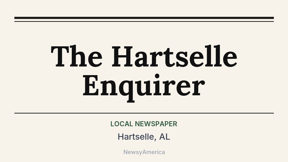 The Hartselle Enquirer – Hartselle, AL