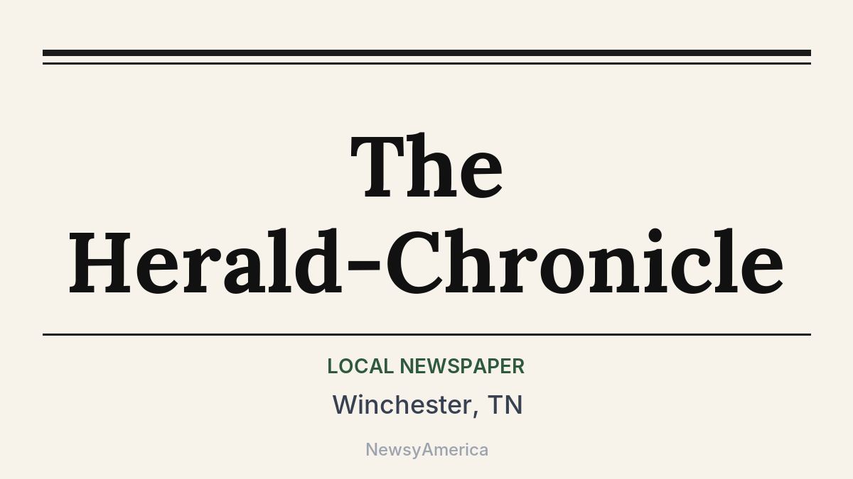 The Herald-Chronicle – Winchester, TN