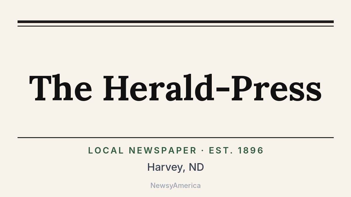 The Herald-Press – Harvey, ND