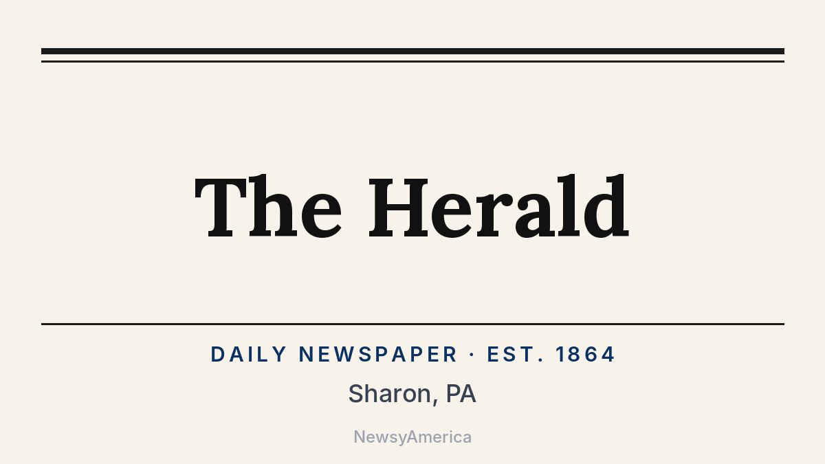 The Herald – Sharon, PA
