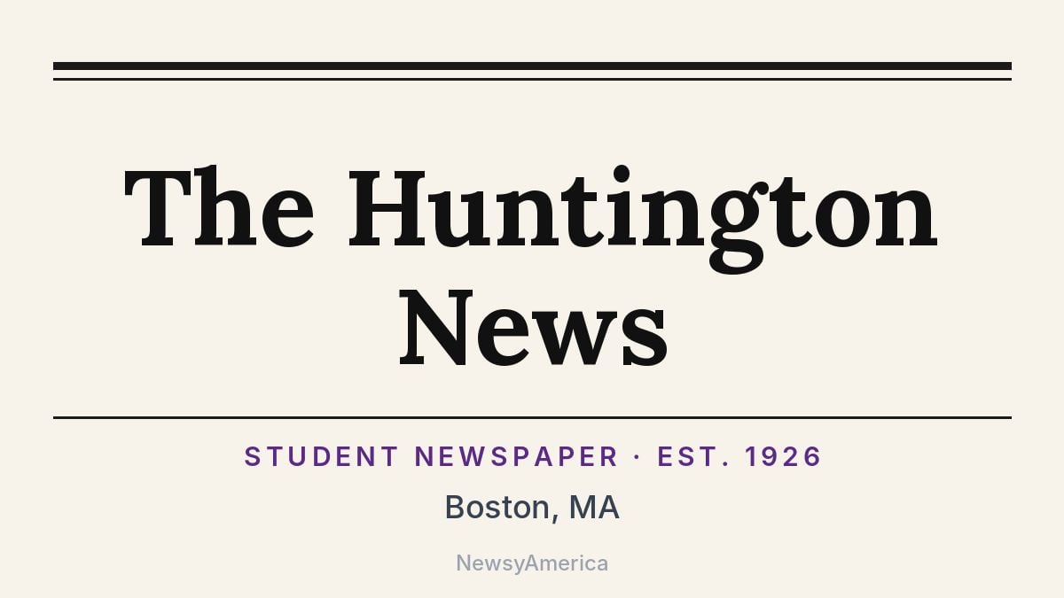The Huntington News – Boston, MA