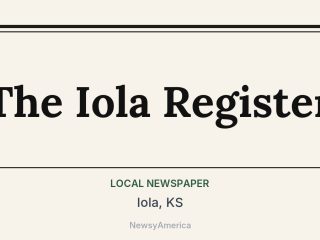 The Iola Register, Iola, KS