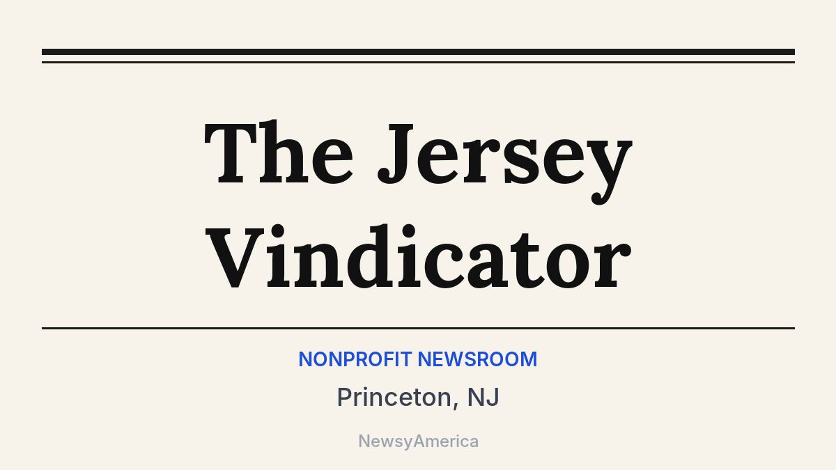 The Jersey Vindicator – Princeton, NJ