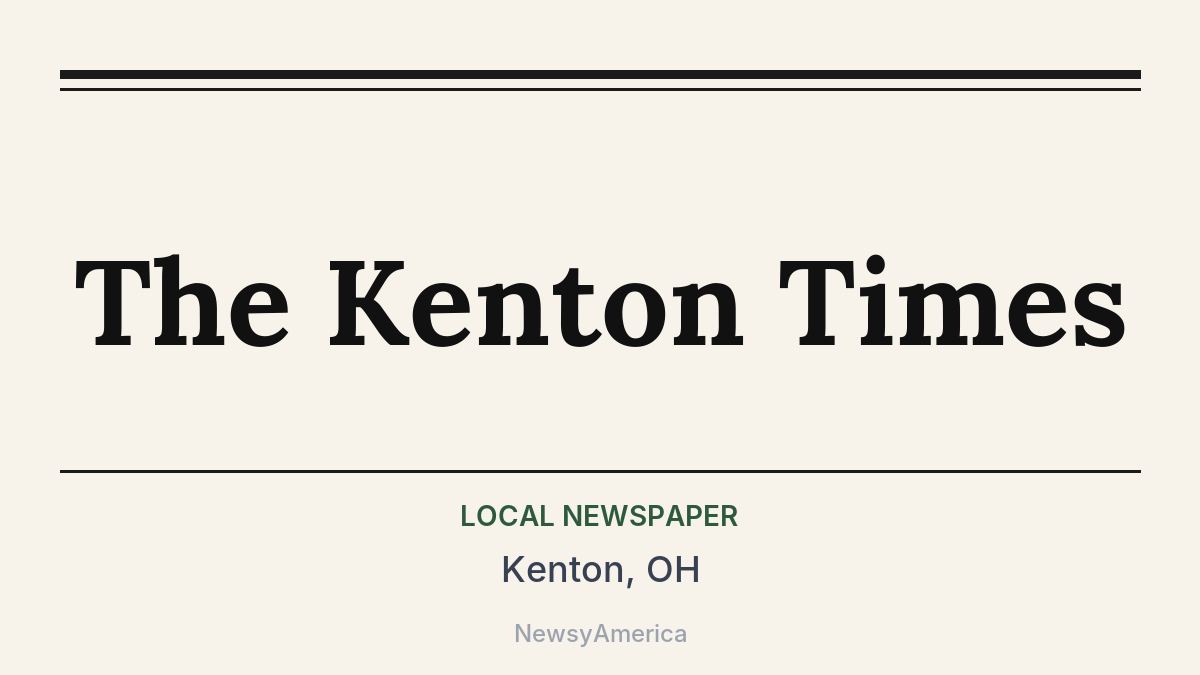 The Kenton Times – Kenton, OH