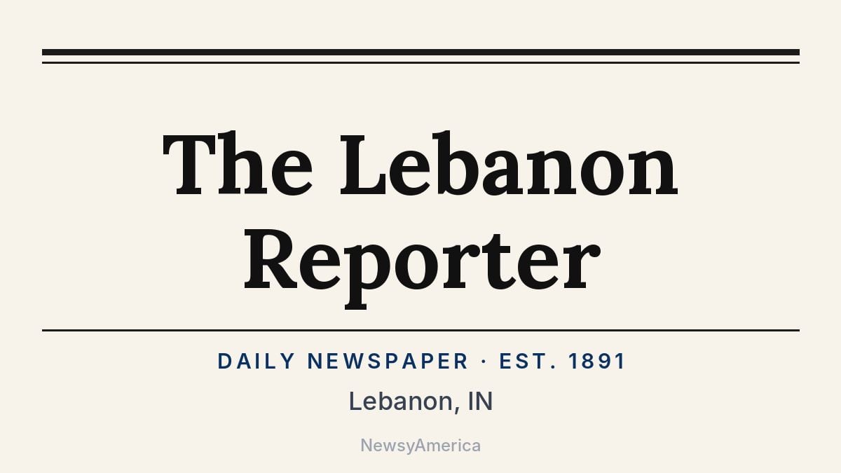 The Lebanon Reporter – Indiana