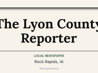 The Lyon County Reporter, Rock Rapids, IA