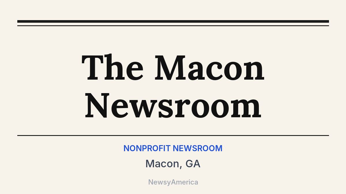The Macon Newsroom – Macon, GA