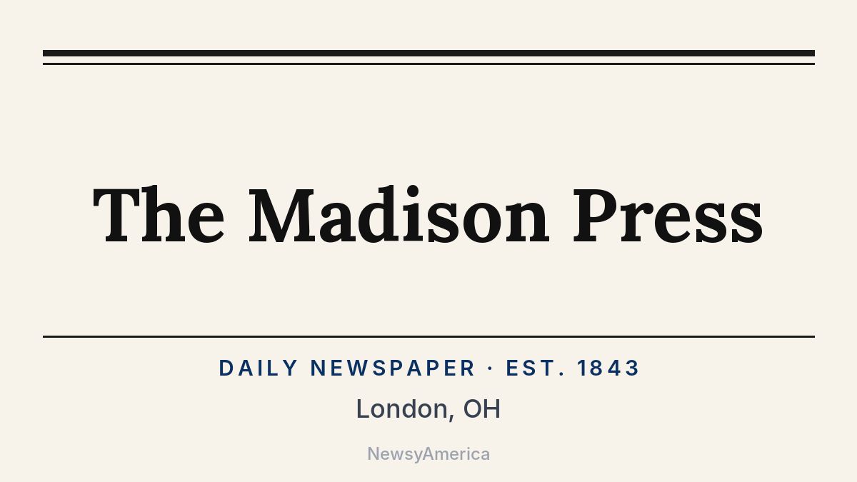 The Madison Press – London, OH