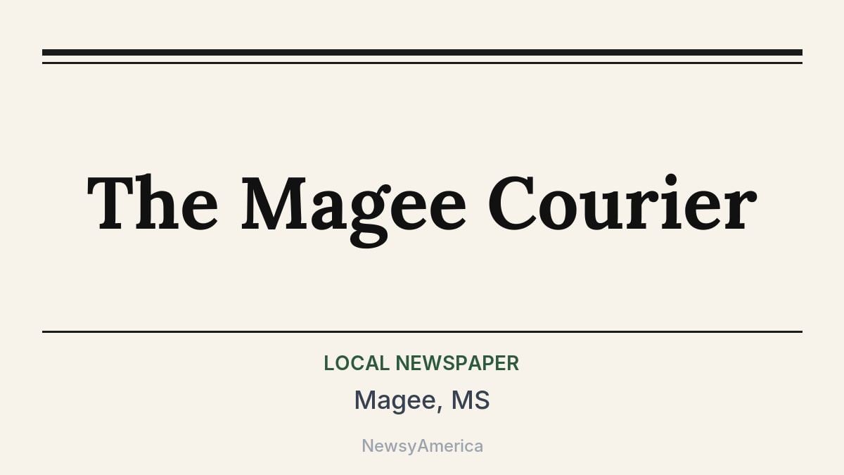 The Magee Courier – Magee, MS