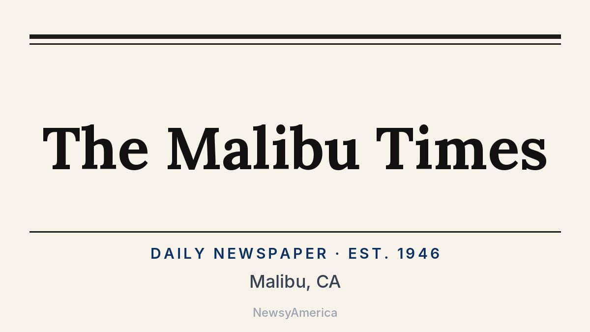 The Malibu Times – California