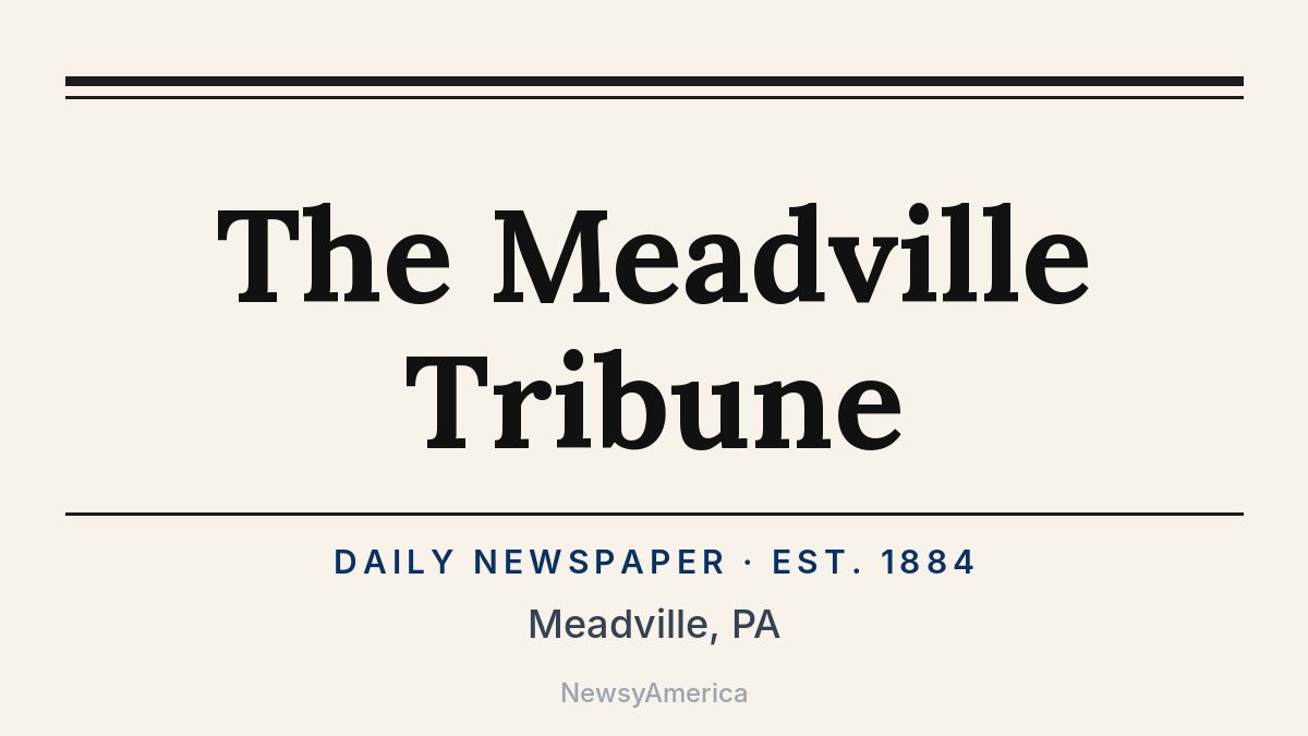 The Meadville Tribune – Pennsylvania