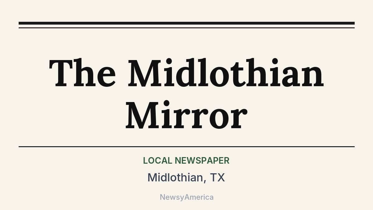 The Midlothian Mirror – Midlothian, TX