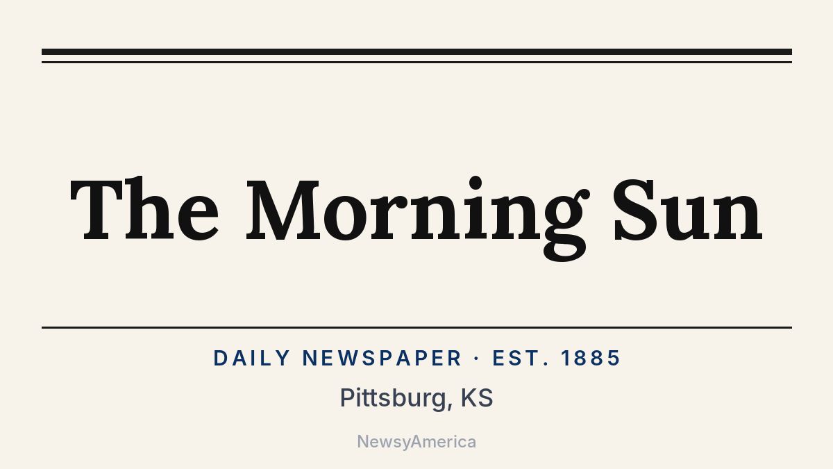 The Morning Sun – Pittsburg, KS