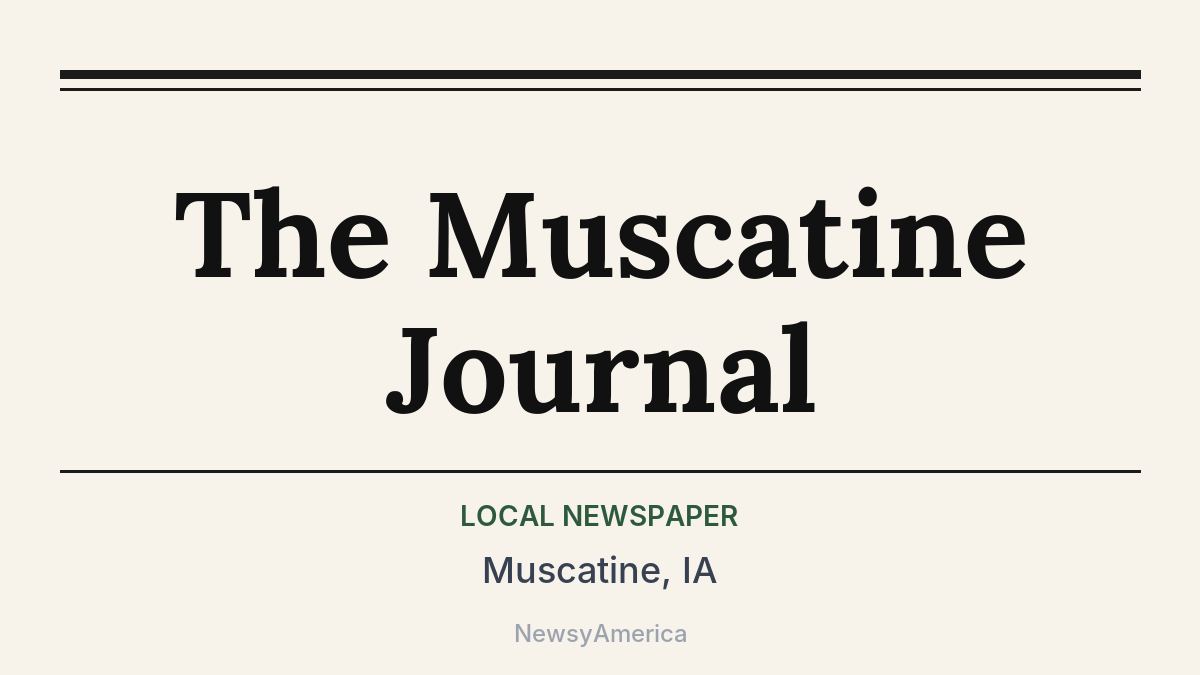 The Muscatine Journal – Muscatine, IA