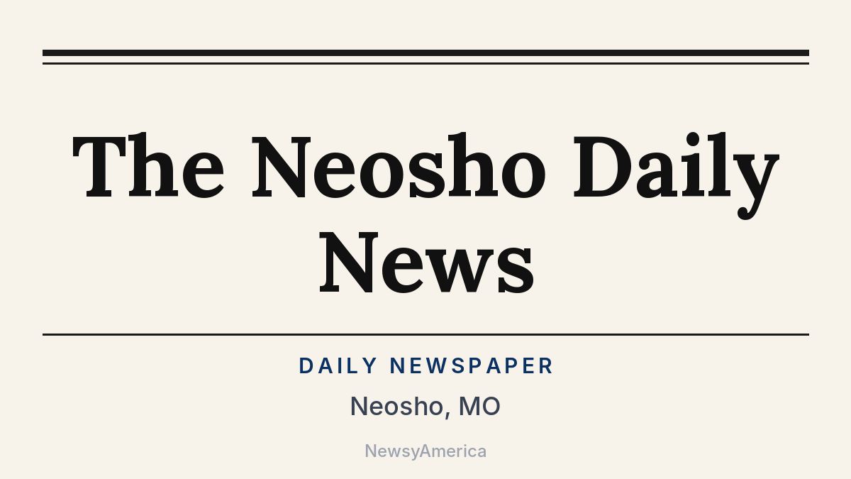 The Neosho Daily News – Missouri