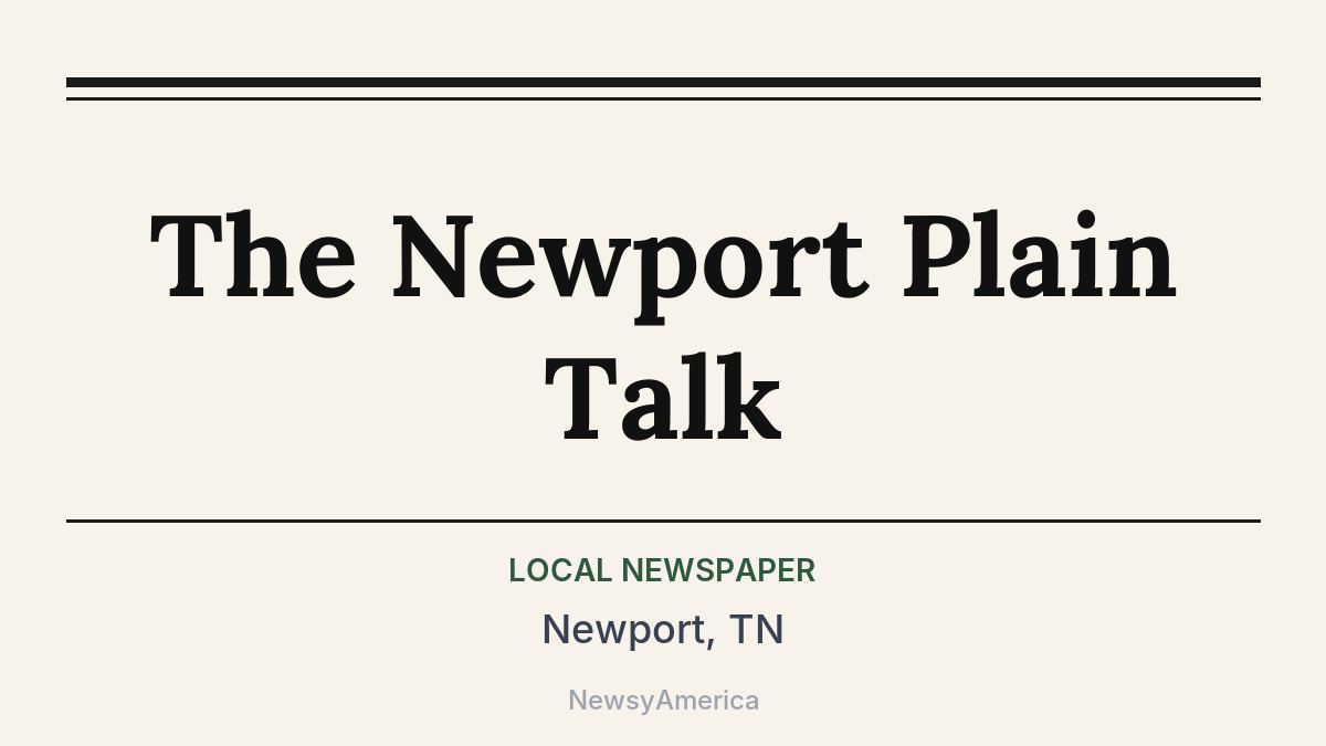 The Newport Plain Talk – Newport, TN