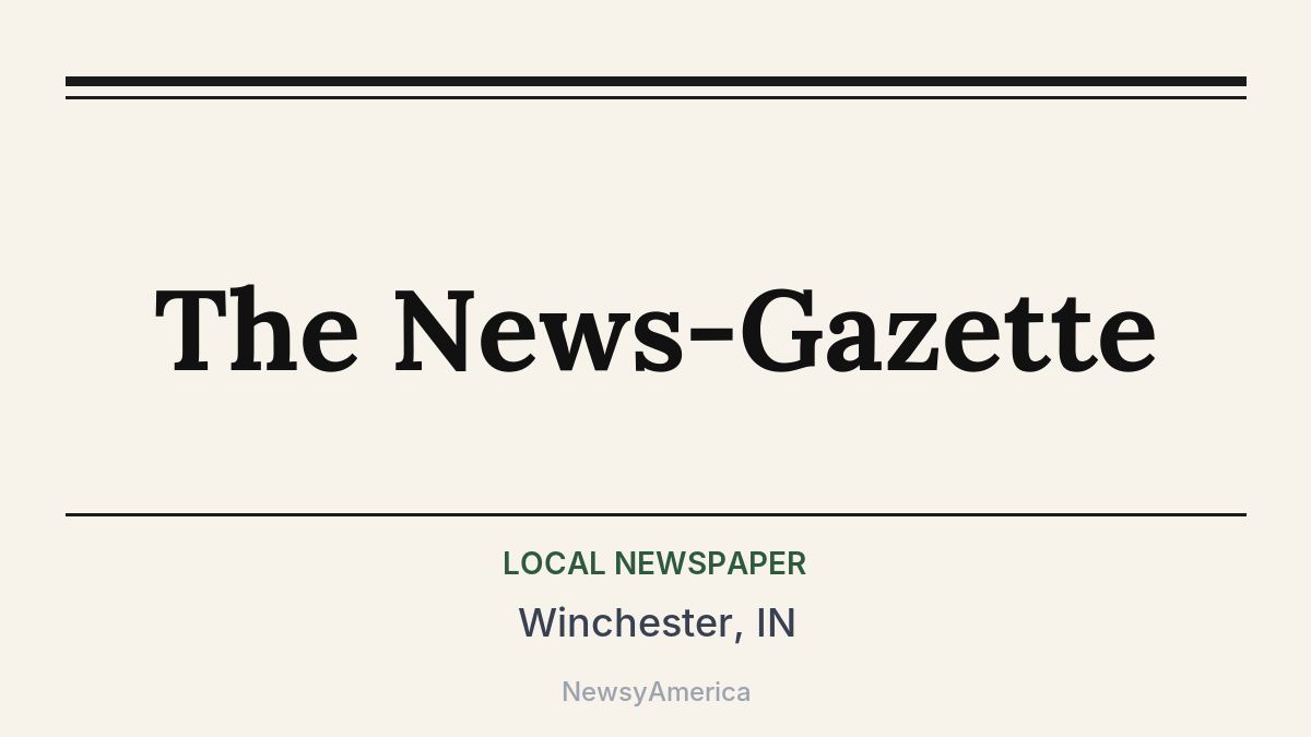 The News-Gazette – Winchester, IN