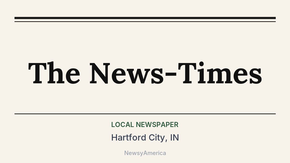 The News-Times – Hartford City, IN