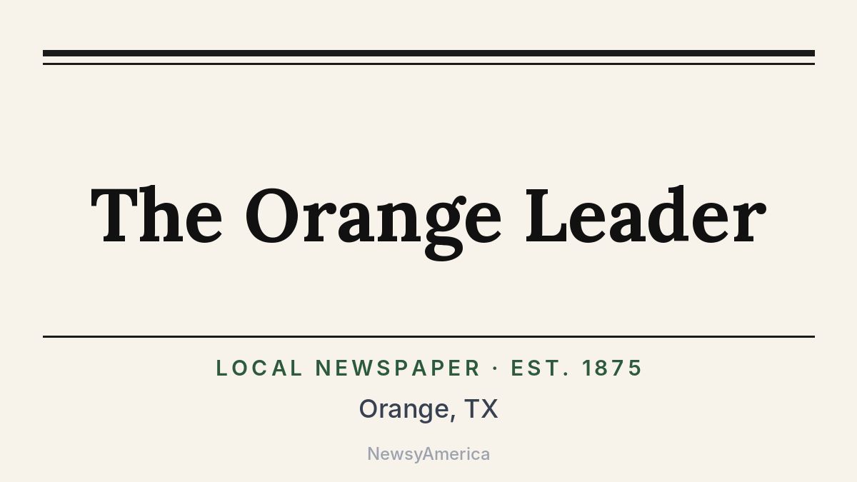 The Orange Leader – Texas