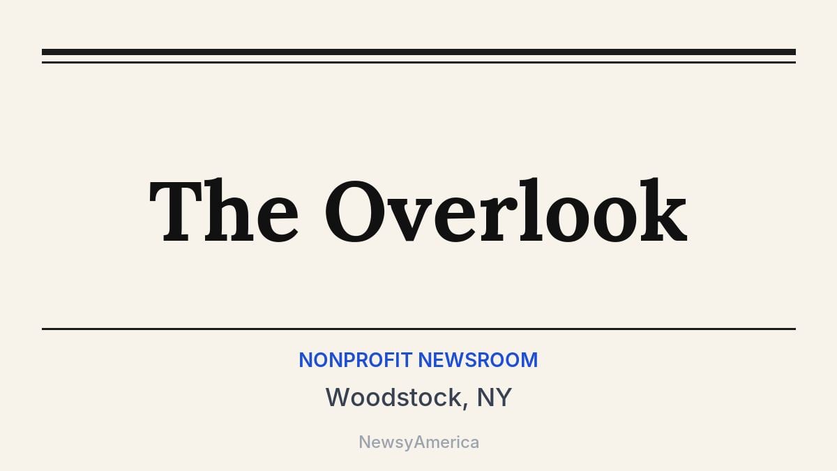 The Overlook – Woodstock, NY