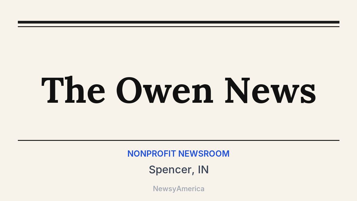 The Owen News – Spencer, IN