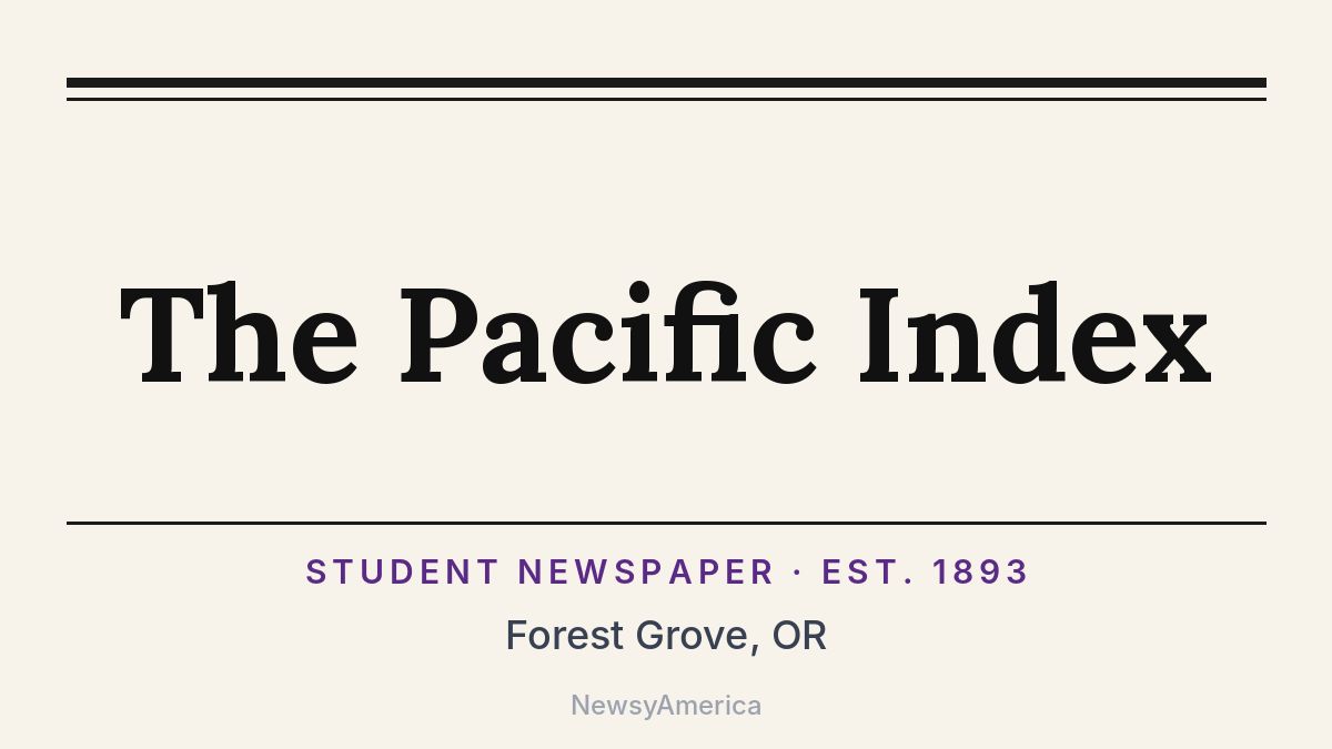 The Pacific Index – Forest Grove, OR