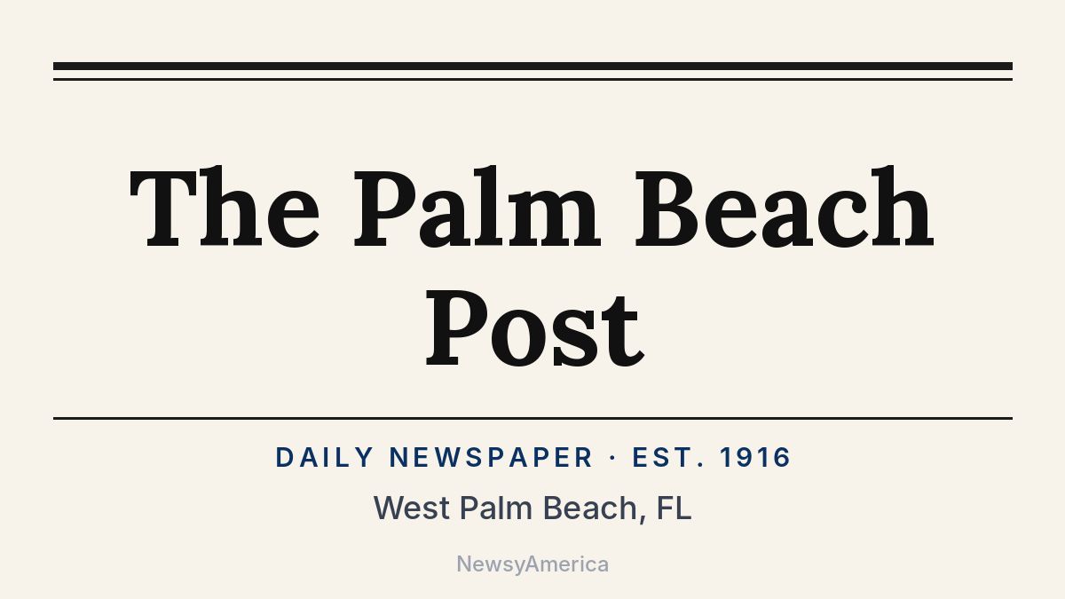 The Palm Beach Post – West Palm Beach, FL