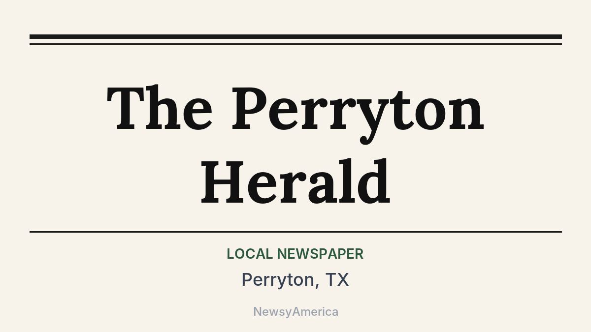 The Perryton Herald – Perryton, TX