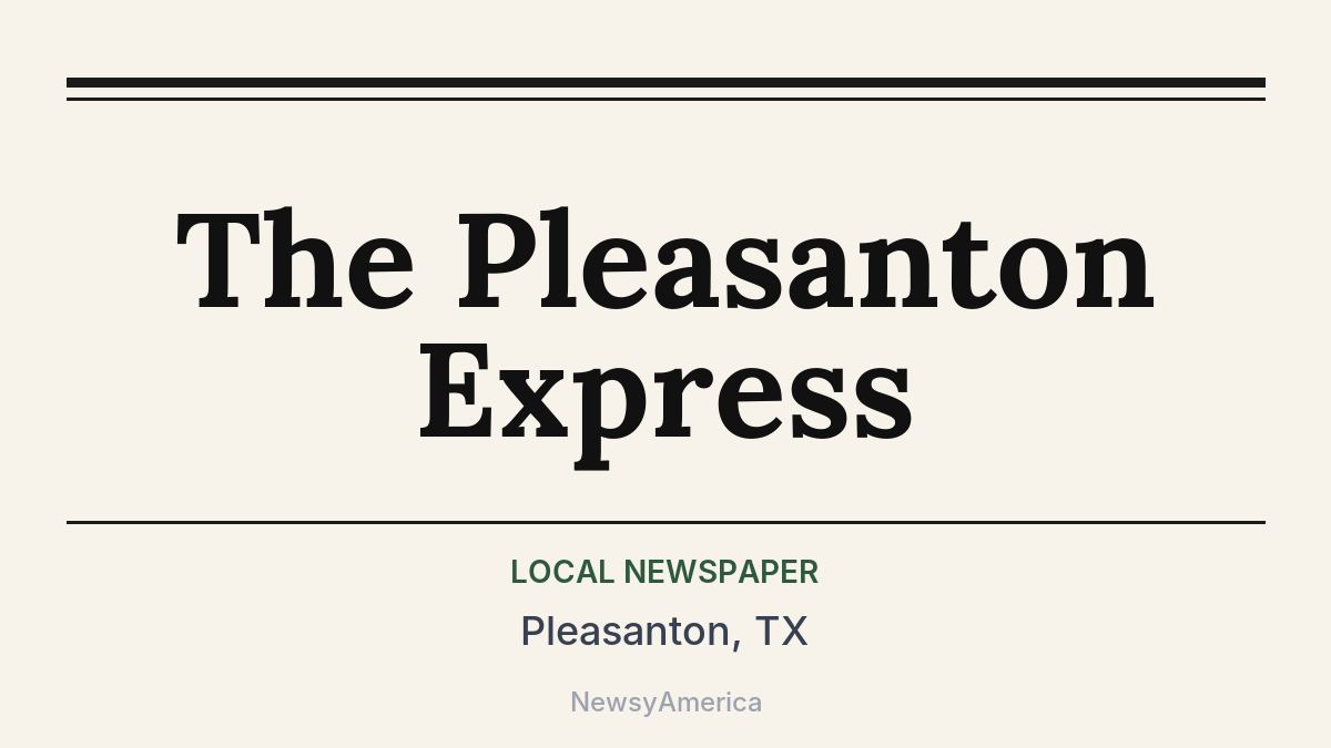 The Pleasanton Express – Pleasanton, TX