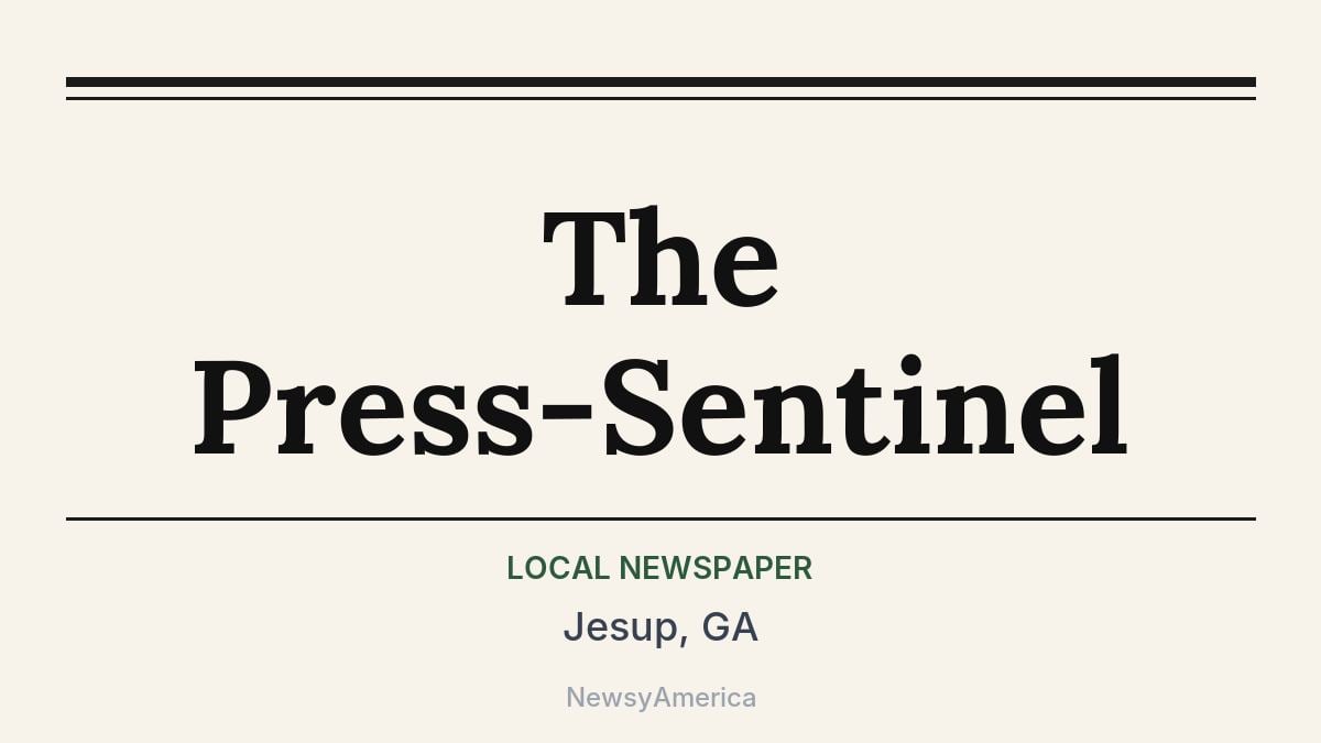 The Press-Sentinel – Jesup, GA