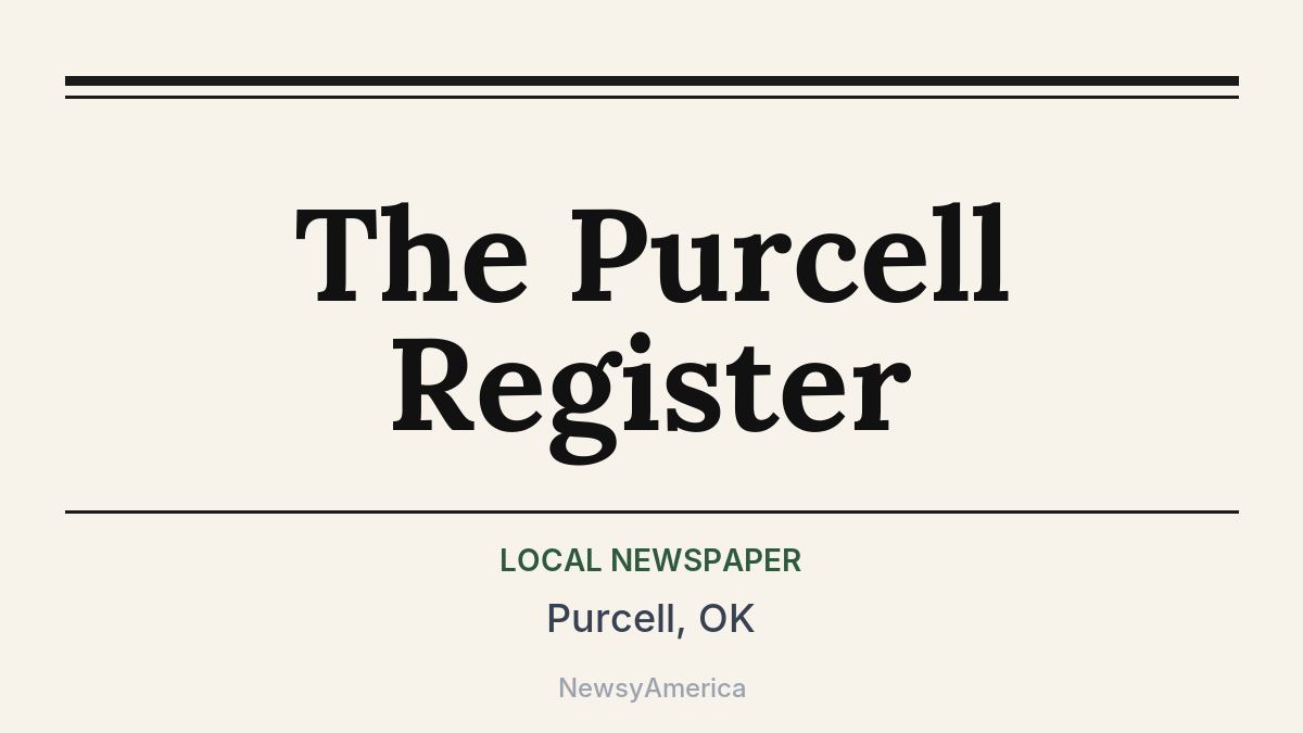 The Purcell Register – Purcell, OK