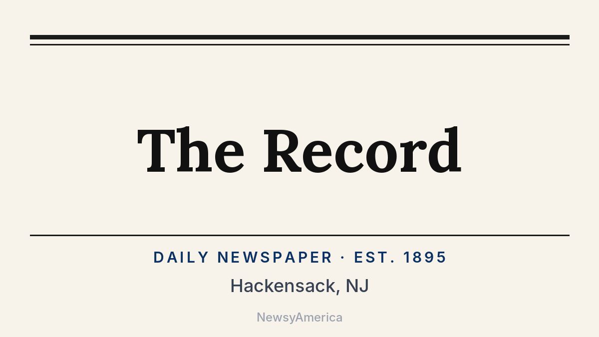 The Record – Hackensack, NJ