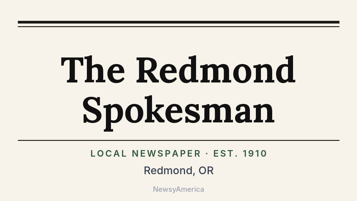The Redmond Spokesman – Oregon
