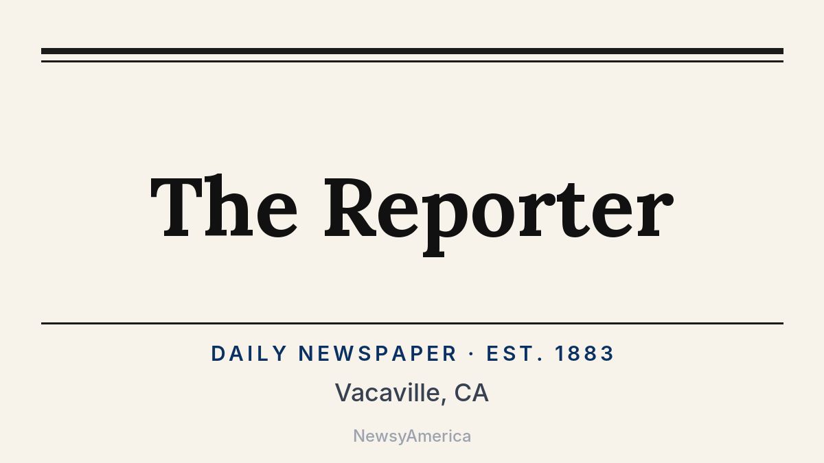 The Reporter – Vacaville, CA